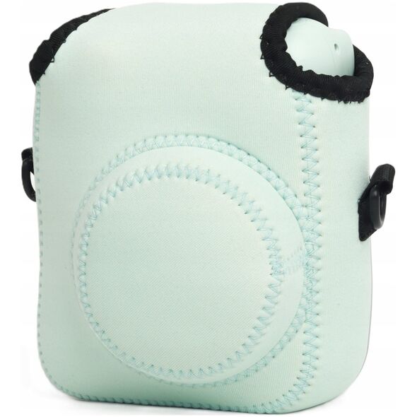 Pokrowiec LoveInstant Miękki Futerał Etui Pokrowiec Case Osłona Neoprene Do Fujifilm Fuji Instax Mini 12 - Zielony