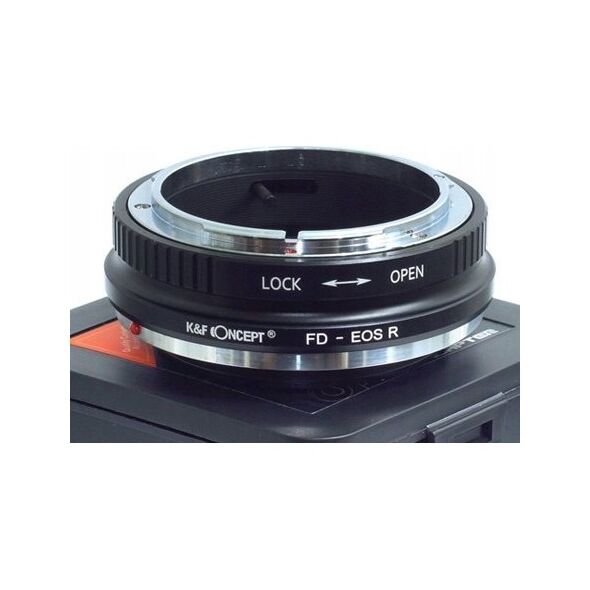 Kf Adapter Redukcja Na Obiektyw Canon Fd Do Canon Eos R Rf Rp K&f / Kf06.378 / Fd-eos R