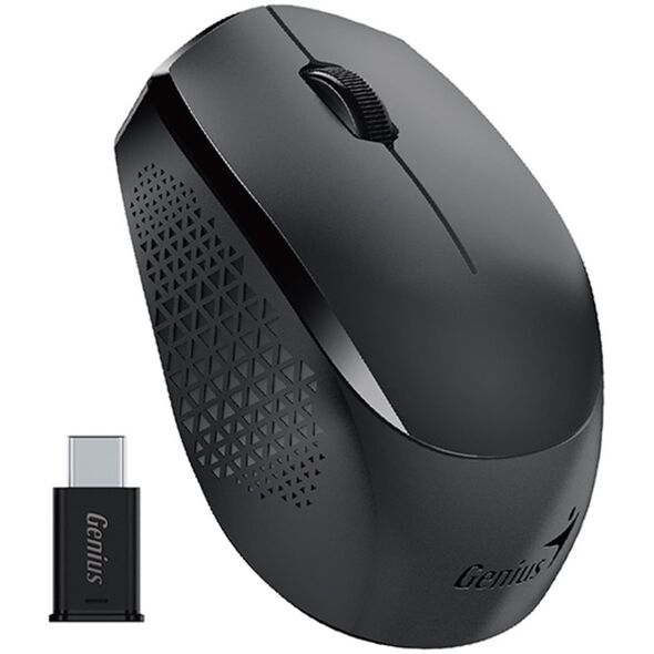 Mysz Genius GENIUS myš NX-8000S Type-C/ 1200 dpi/ USB-C/ bezdrátová/ tichá/ černá
