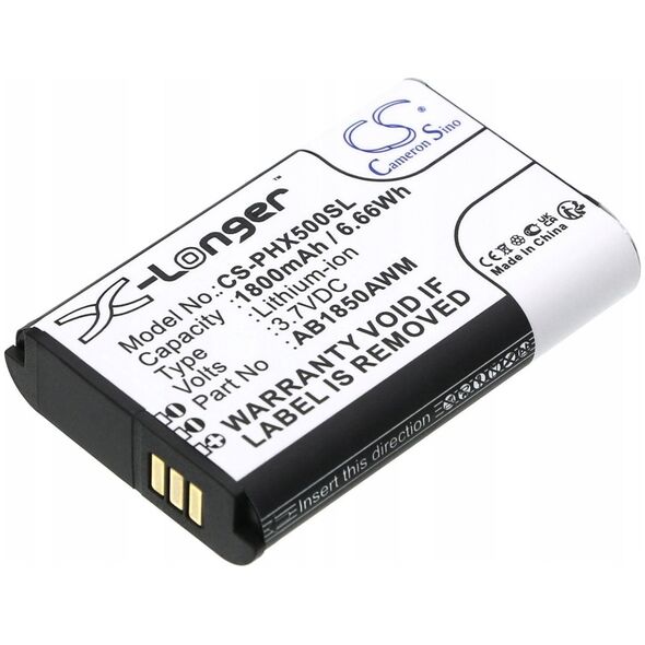 Cameron Sino Akumulator Bateria Typ Ab1850awm Do Philips Xenium X500 9@9k 9a9k Ab1720awm / Cs-phx500sl