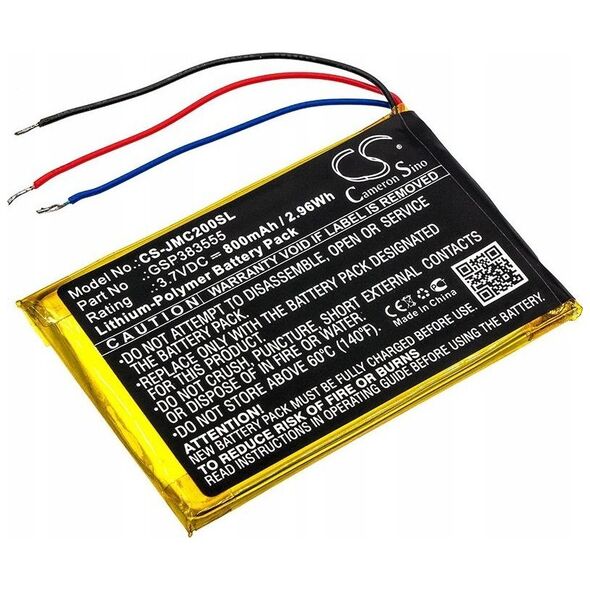 Akumulator Cameron Sino Akumulator Bateria Typu Gsp383555 Do Jbl Clip2 Clip 2 Clip 2 An Cs056us Clip2blkam P04405201 / Cs-jmc200sl