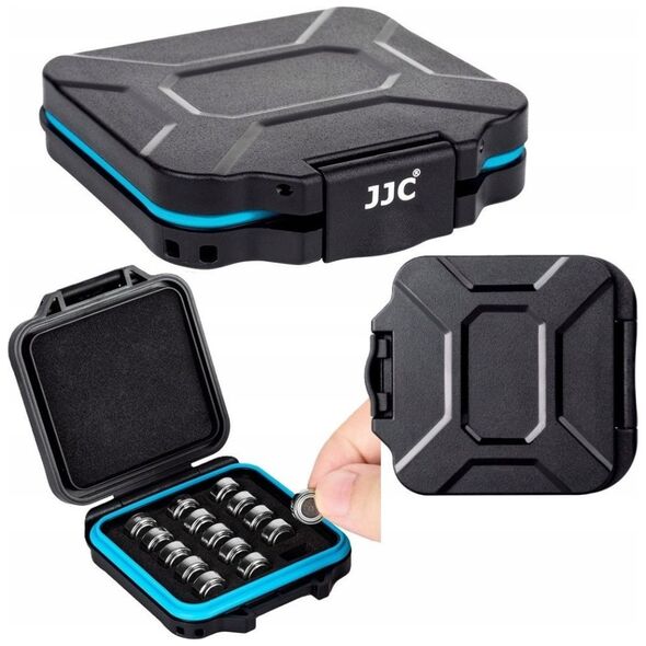 Pokrowiec JJC Pudełko Futerał Etui Box Na Baterie Guzikowe 15 Sztuk Lr44, Ag13, A76, Sr44 / Mcr-lr44x15