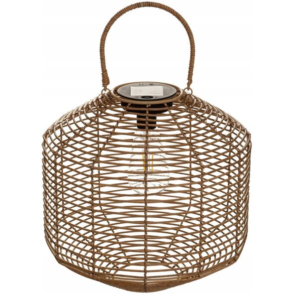 Atmosphera Lampion solarny CUBA, naturalny, 30 cm