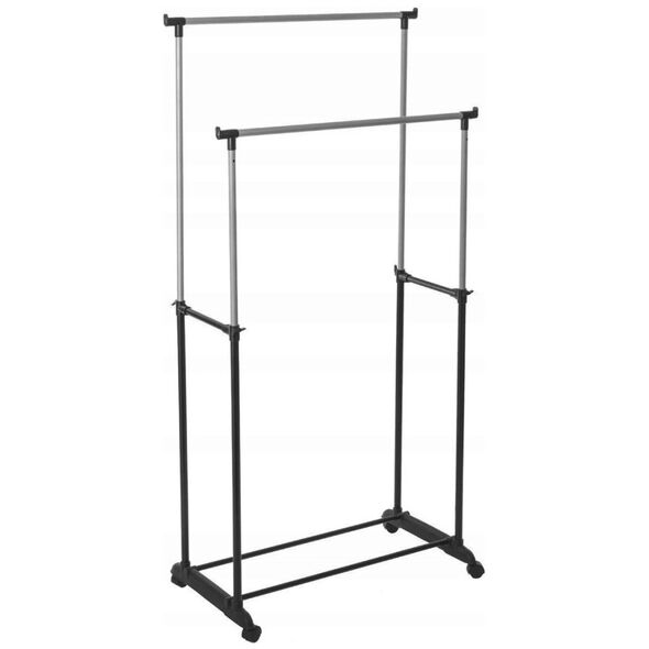 5five Wieszka na ubrania mobilny, podwójny uchwyt, 160 cm