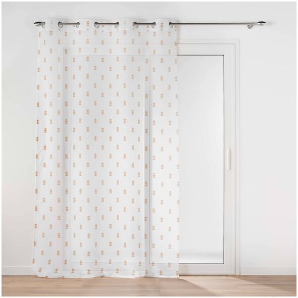Douceur d`Interieur Firanka do pokoju dziecięcego GEOKID, geometryczny wzór, 140 x 240 cm