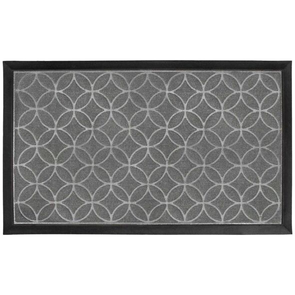 Douceur d`Interieur Wycieraczka gumowa pod drzwi FEUILLES, 45 x 75 cm