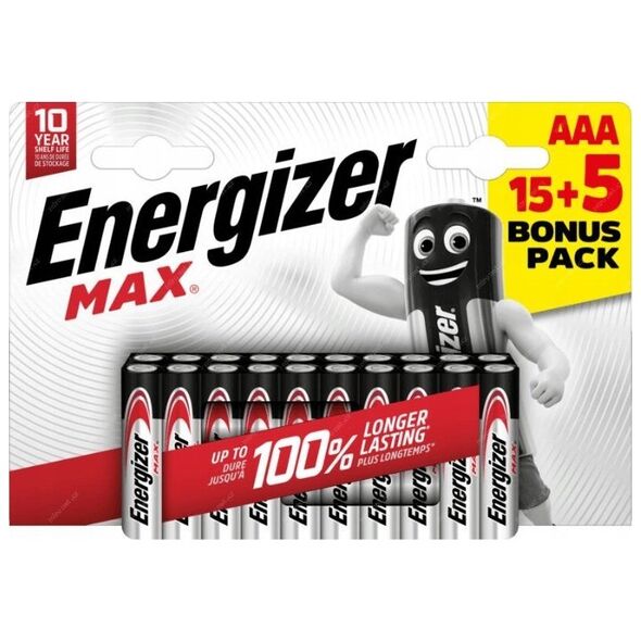 Energizer Energizer LR03/20 Max AAA 15+5 zdarma