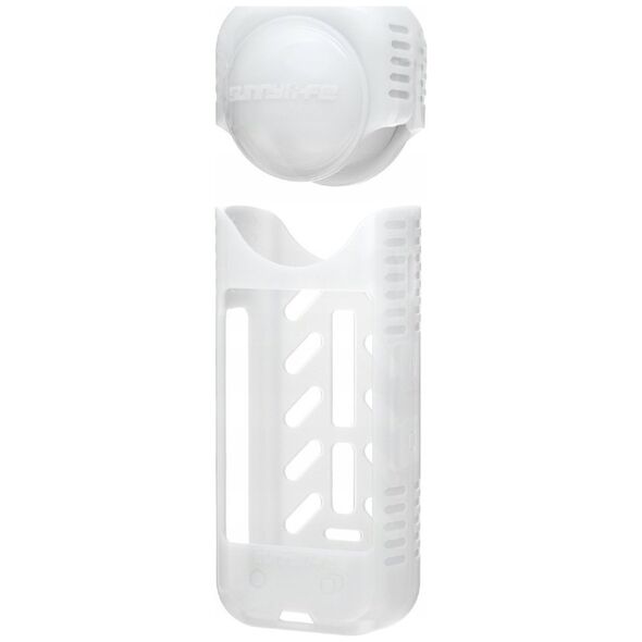 SunnyLife Dekielek Na Obiektyw + Obudowa Silikonowa Osłona Ochrona Do Insta360 X4 / X 4 / X4-bht818-tr Biały