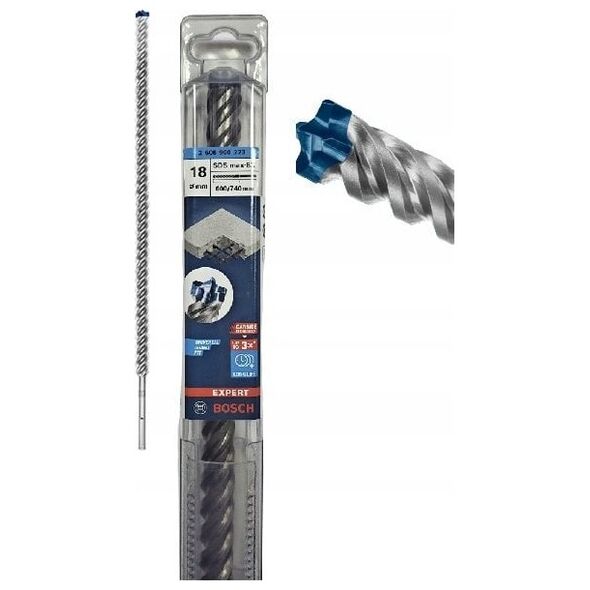 Wiertło Bosch WIERTLO SDS MAX FI 18,00  600/740MM HM Z-4 8X EXPERT