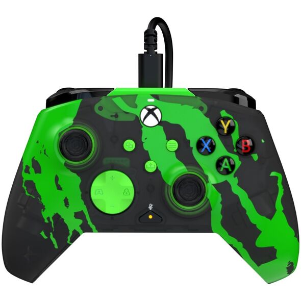 Pad PDP PDP XS Pad przewodowy Rematch Jolt Green Glow in the Dark