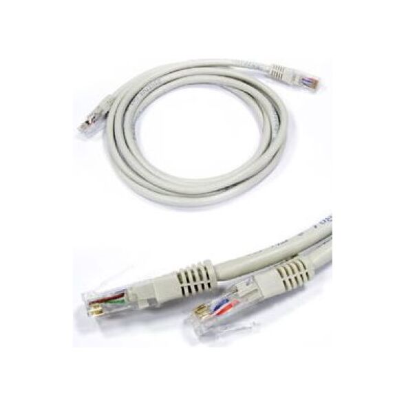 NetRack patch cord cat.6 RJ45 0,5mb zalewany szary (BZPAT0P56)