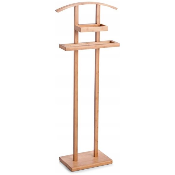 Zeller Wieszak na garnitur, ubrania, bambusowy, 45x24x111 cm, ZELLER