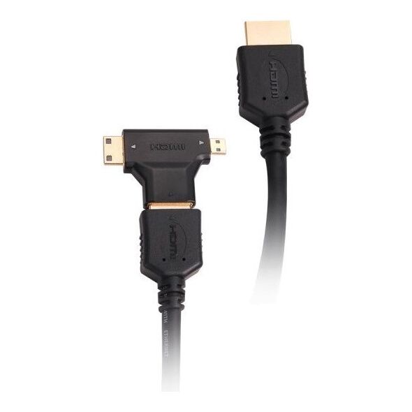 Kabel Prestigio HDMI - HDMI 1.8m czarny (PHDMIAC1)