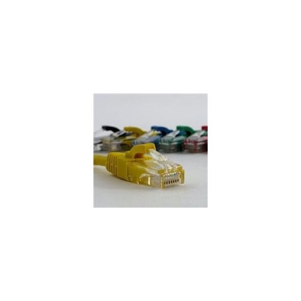 NetRack patchcord RJ45 osłonka zalewana kat. 6 UTP 0.5m Żółty (BZPAT0P56Y)