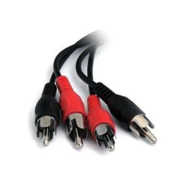 Kabel PremiumCord RCA (Cinch) x2 - RCA (Cinch) x2 2m czarny (kjackcmm2-2)