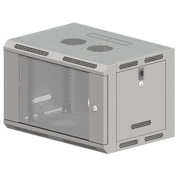 Szafa Q-Lantec Wisząca 19" 9U (SW-9U-600-500-N-DSJ-OP-RP-B-S)