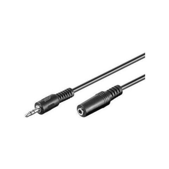 Kabel PremiumCord Jack 3.5mm - Jack 3.5mm 10m czarny (kjackmf10)