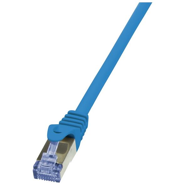 LogiLink Patchcord Cat.6A, S/FTP, 0,25m, niebieski (CQ3016S)