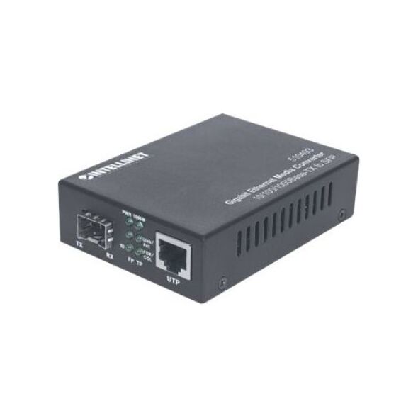 Konwerter światłowodowy Intellinet Network Solutions Gigabit Ethernet to SFP Media Converter 101000Base-TX to SFP slot (510493)