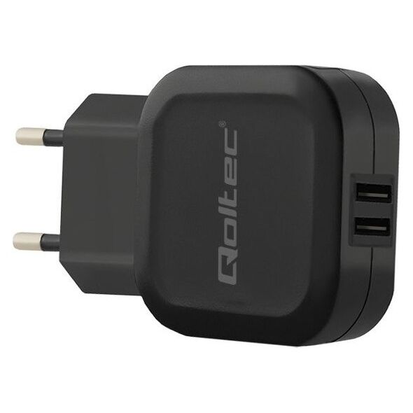 Ładowarka Qoltec 2x USB-A 3.4 A (50186)