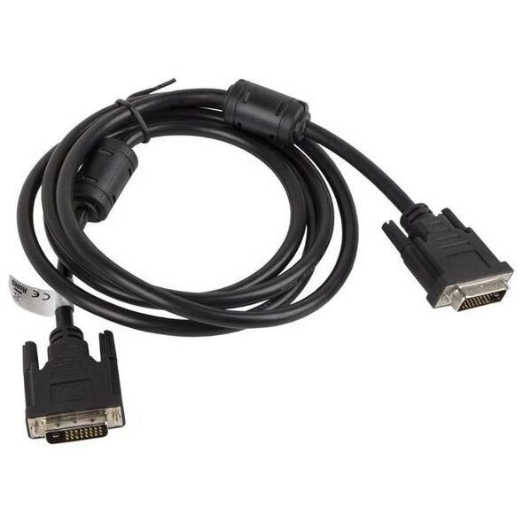 Kabel Lanberg DVI-D - DVI-D 1.8m czarny (CA-DVID-10CC-0018-BK)