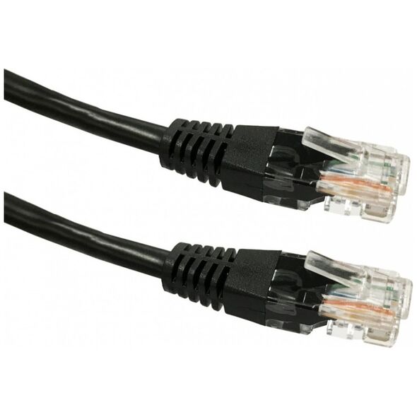 TB Print Patchcord kategoria 6 RJ45 UTP 1m czarny