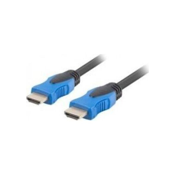Kabel Lanberg HDMI - HDMI 20m niebieski (CA-HDMI-20CU-0200-BK)