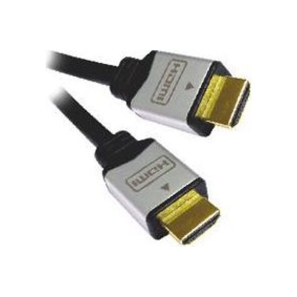 Kabel PremiumCord HDMI - HDMI 2m srebrny (kphdmg2)