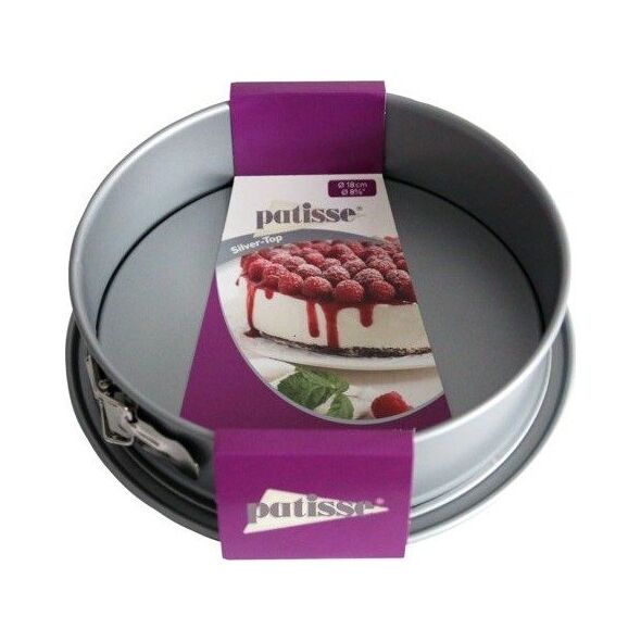 Patisse Tortownica z rantem 18 cm Patisse Silver Top uniwersalny