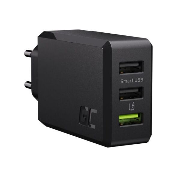 Ładowarka Green Cell ChargeSource 3 3x USB-A 2.4 A (CHARGC03)