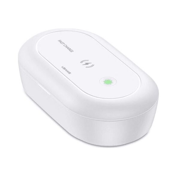 Usams Sterylizator UV-C do drobnych przedmiotów z ładowarką indukcyjną ZB138XDJ01 (US-ZB138)
