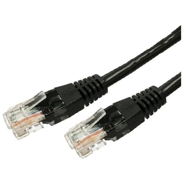 TB Print Kabel Patchcord kat.6A RJ45 UTP 1m. czarny-AKTBXKS6AUP100B