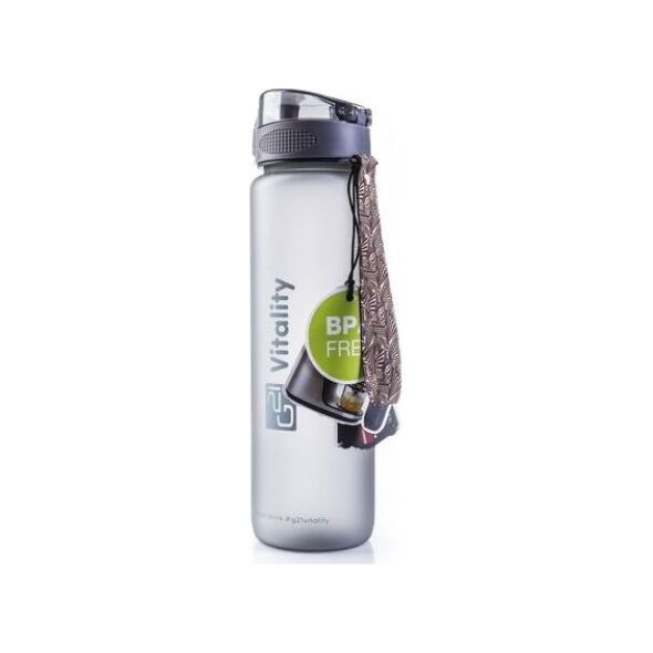 G21 Butelka z ustnikiem szara 1000 ml