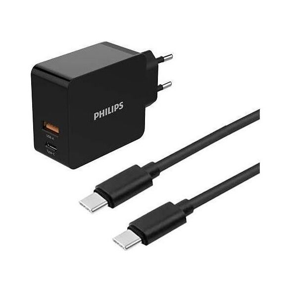 Ładowarka Philips DLP2621C/12 1x USB-A 1x USB-C 3 A (DLP2621C/12)