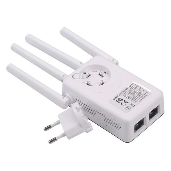 Access Point Pix-Link Wi-Fi Repeater White