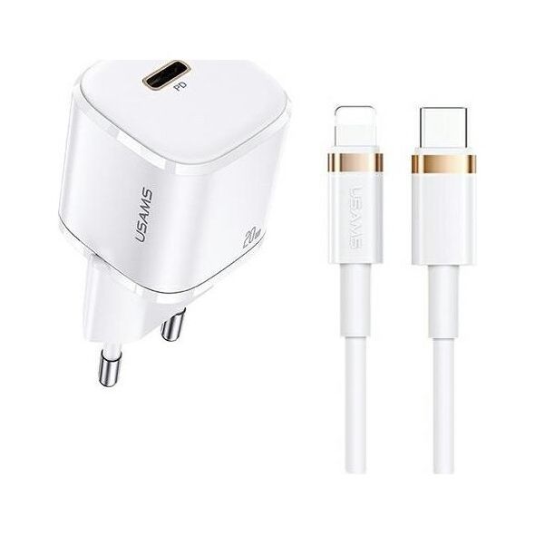 Ładowarka Usams T36 mini 1x USB-C 3 A (XFKXLOGTL02)
