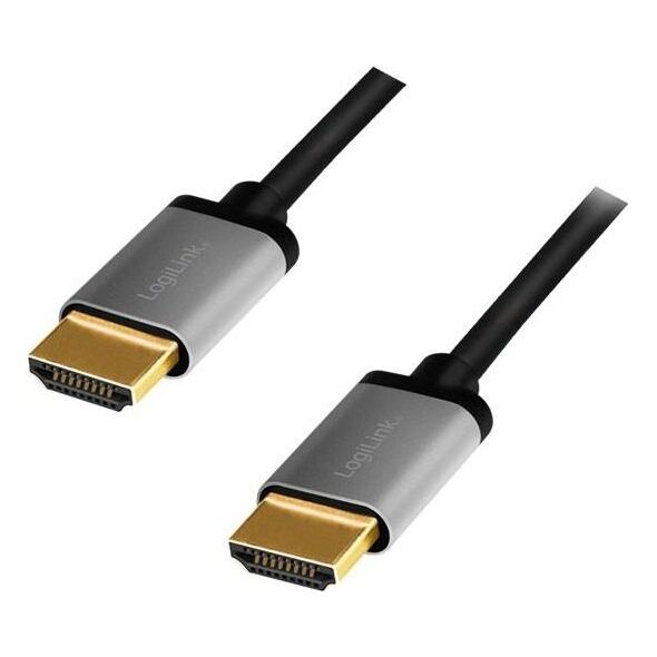 Kabel LogiLink HDMI - HDMI 2m szary (CHA0101)