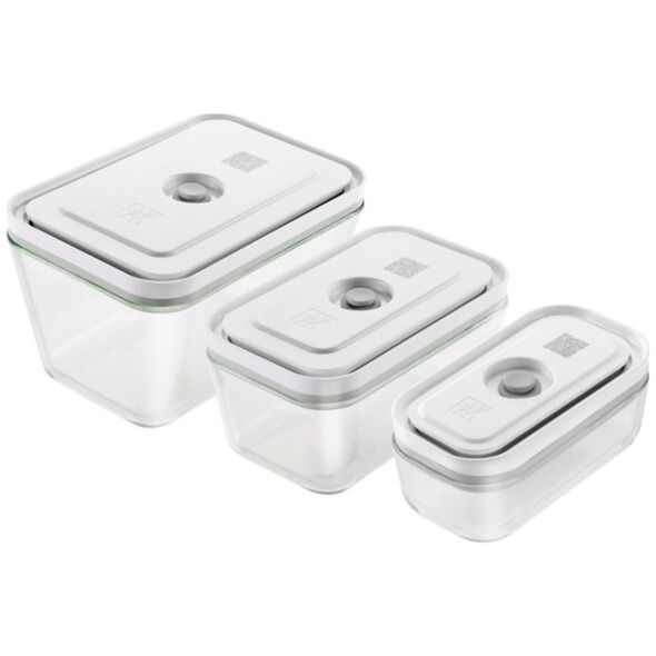 Zwilling Zestaw 3 szklanych pojemników ZWILLING Fresh & Save