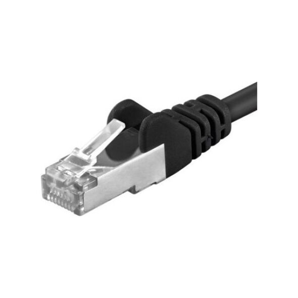 PremiumCord PREMIUMCORD Patch kabel CAT6a S-FTP, RJ45-RJ45, AWG 26/7 1,5m czarny