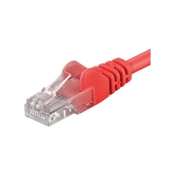 PremiumCord PREMIUMCORD Patch kabel UTP RJ45-RJ45 CAT5e 0.25m czerwony