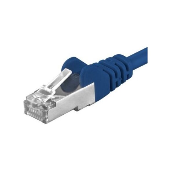 PremiumCord PREMIUMCORD Patch kabel CAT6a S-FTP, RJ45-RJ45, AWG 26/7 2m niebieski