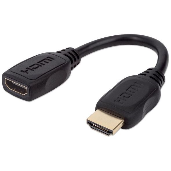 Kabel Manhattan HDMI - HDMI 0.2m czarny (354523)