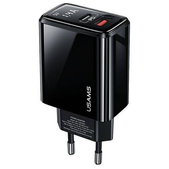 Ładowarka Usams US-CC133 1x USB-A 1x USB-C 3.4 A (CC133TC01)