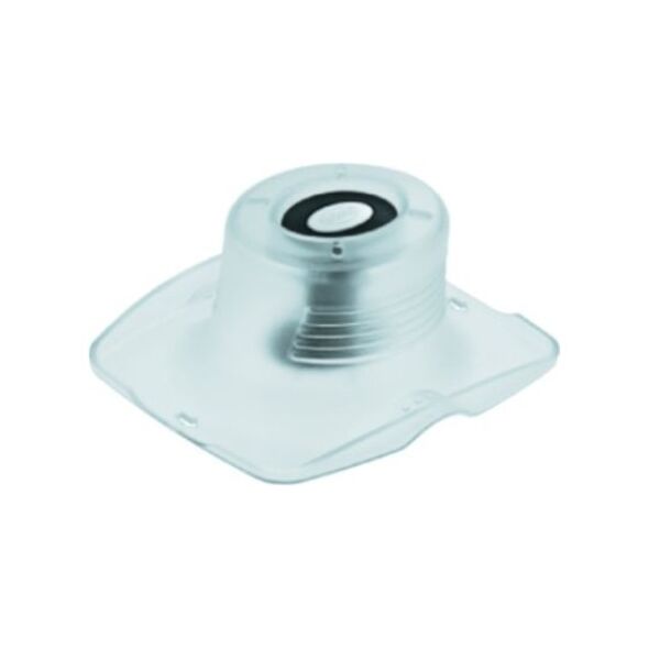 Rosle uchwyt na warzywa 13 x 10,7 cm stal nierdzewna/tritan przezroczysty