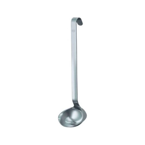 Rosle chochla do sosów 25 x 8 cm stal nierdzewna srebrna