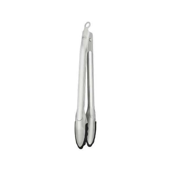 Rosle szczypce dla smakoszy 32 cm stal nierdzewna srebrna