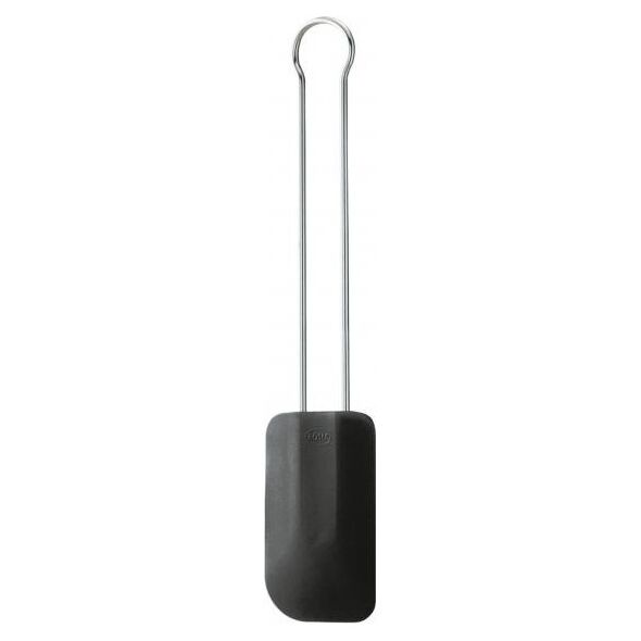 Rosle skrobak do patelni 26 cm silikonowy/RVS czarny