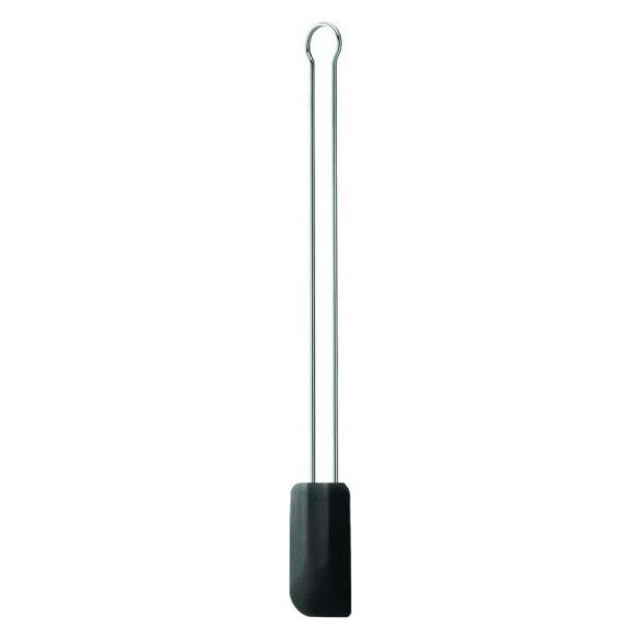 Rosle skrobak do patelni 26 cm silikonowy/RVS czarny