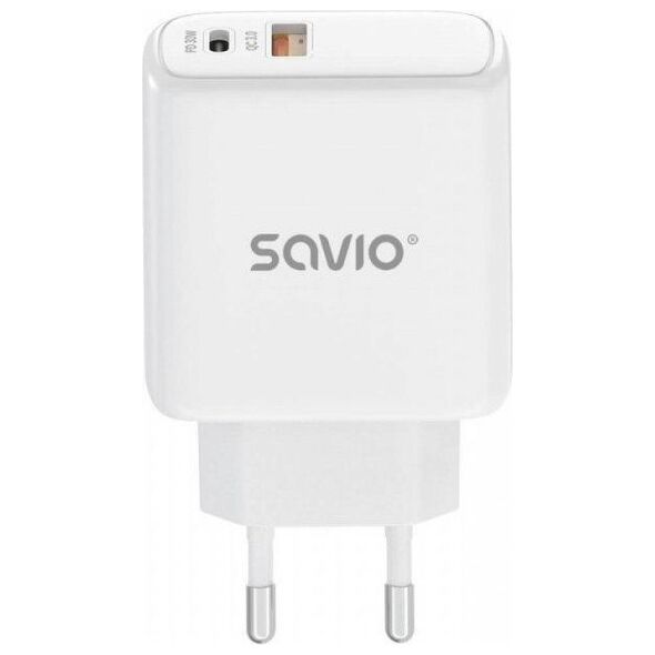 Ładowarka Savio LA-06 1x USB-A 1x USB-C 3 A (1_811675)