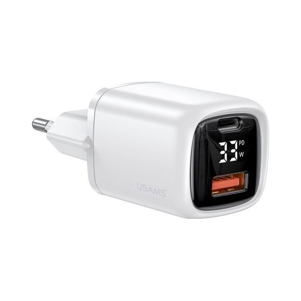 Ładowarka Usams T46 1x USB-A 1x USB-C 4 A (6958444976860)